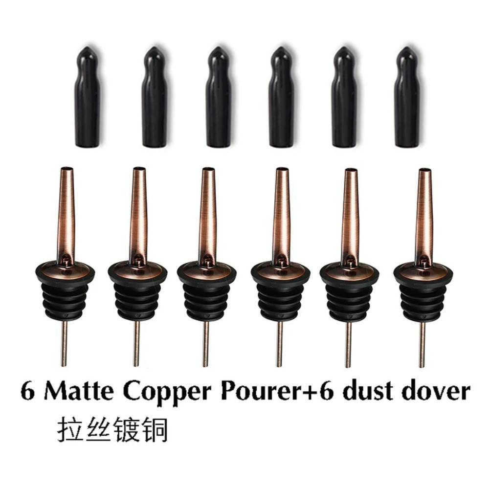 Bitters Bottle Set - 6 قطع من سدادات صب النبيذ